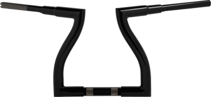 LA CHOPPERS Pre-Wired Thresher Handlebar - 12" - Black LA-7317-12BW