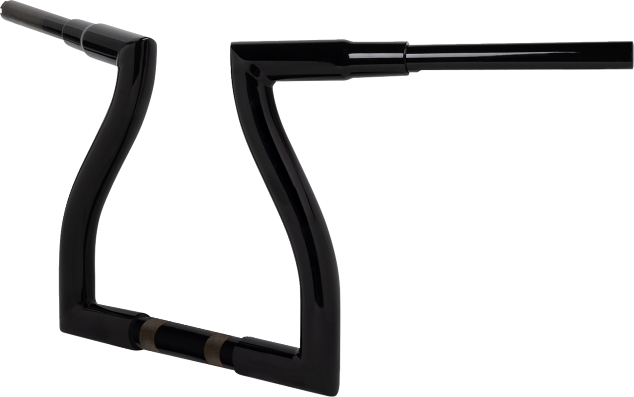 LA CHOPPERS Pre-Wired Thresher Handlebar - 12" - Black LA-7317-12BW