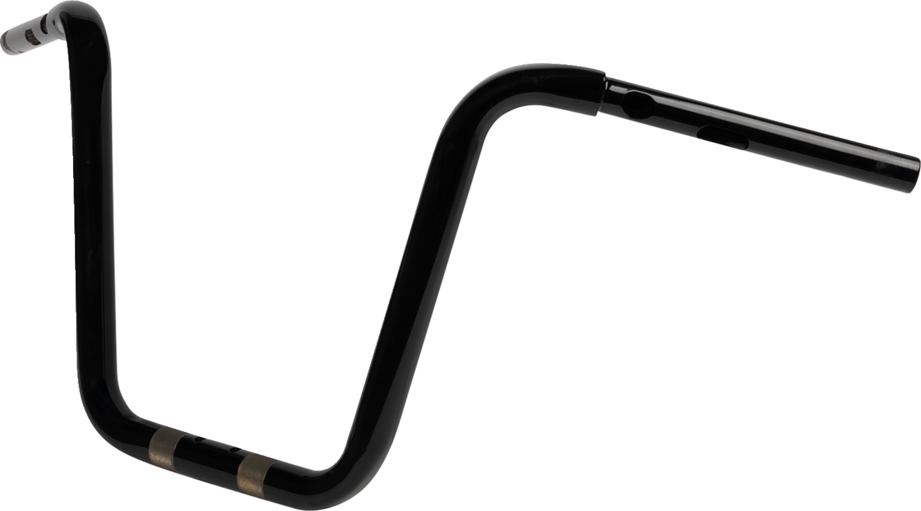 LA CHOPPERS Handlebar - Twin Round - 1-1/4" x 12" - Black LA-7348-12B