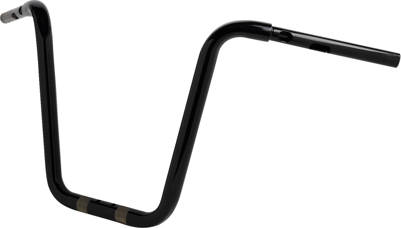 LA CHOPPERS Handlebar - Twin Round - 1-1/4" x 14" - Black LA-7348-14B