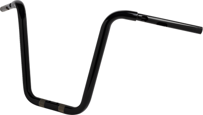 LA CHOPPERS Handlebar - Twin Round - 1-1/4" x 14" - Black LA-7348-14B