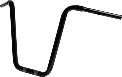 LA CHOPPERS Handlebar - Twin Round - 1-1/4" x 16" - Black LA-7348-16B