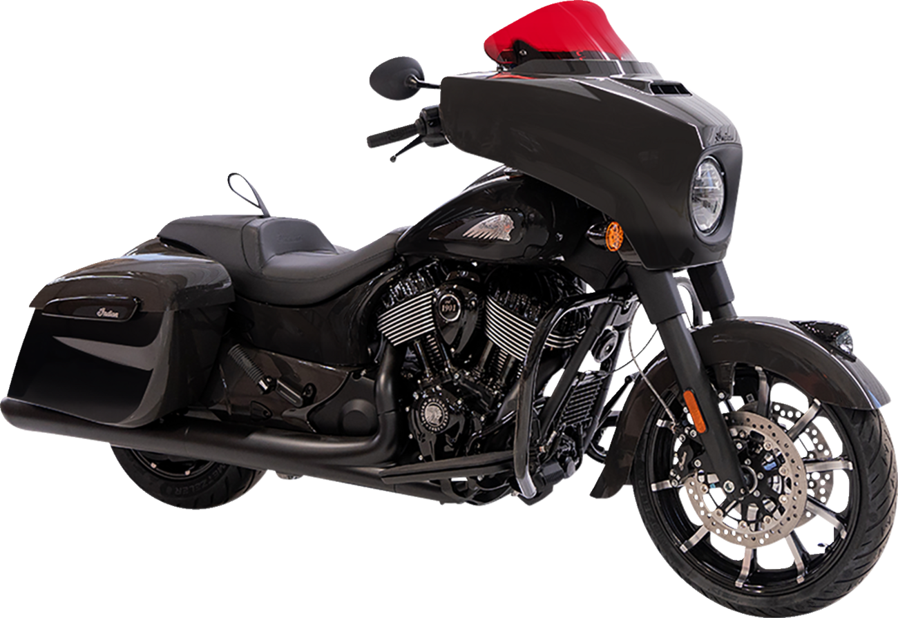 KLOCK WERKS Kolor Flare™ Windshield - 10" - Red KWW-04-0636