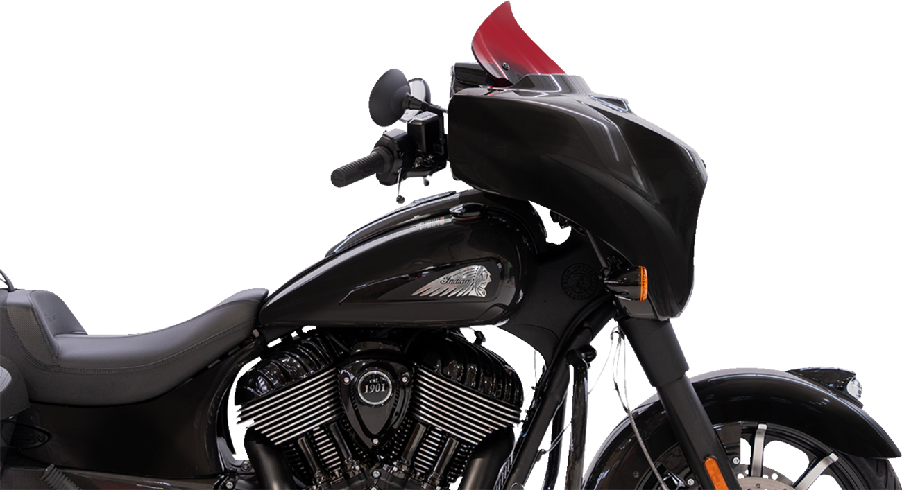 KLOCK WERKS Kolor Flare™ Windshield - 10" - Red KWW-04-0636