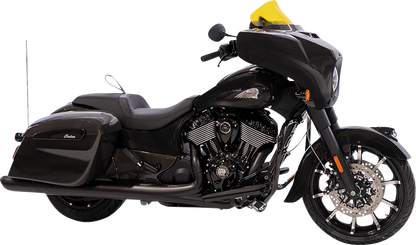 KLOCK WERKS Kolor Flare™ Windshield - 10" - Yellow KWW-04-0638