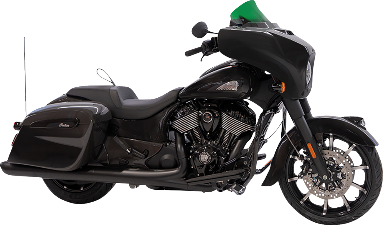 KLOCK WERKS Kolor Flare™ Windshield - 10" - Green KWW-04-0639
