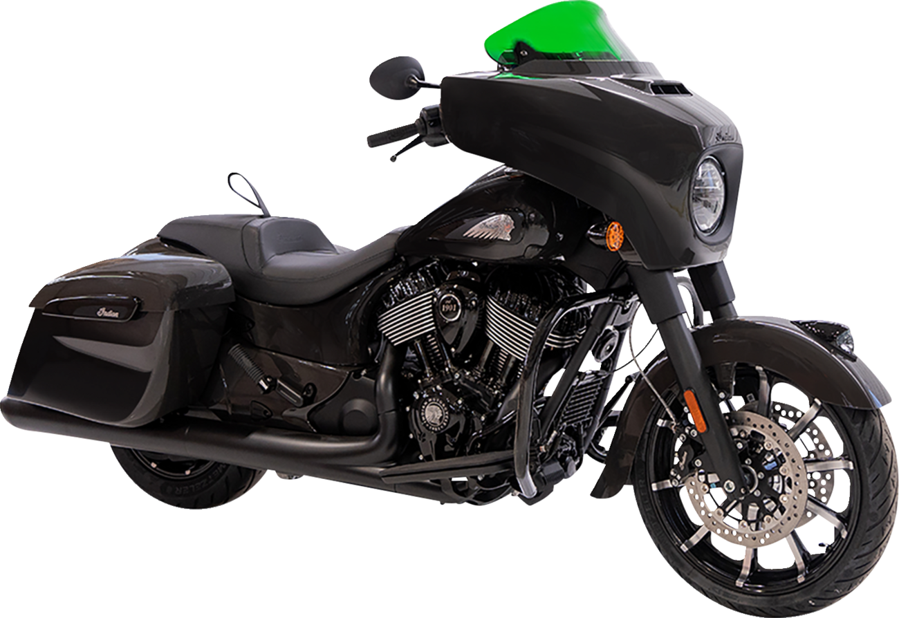 KLOCK WERKS Kolor Flare™ Windshield - 10" - Green KWW-04-0639