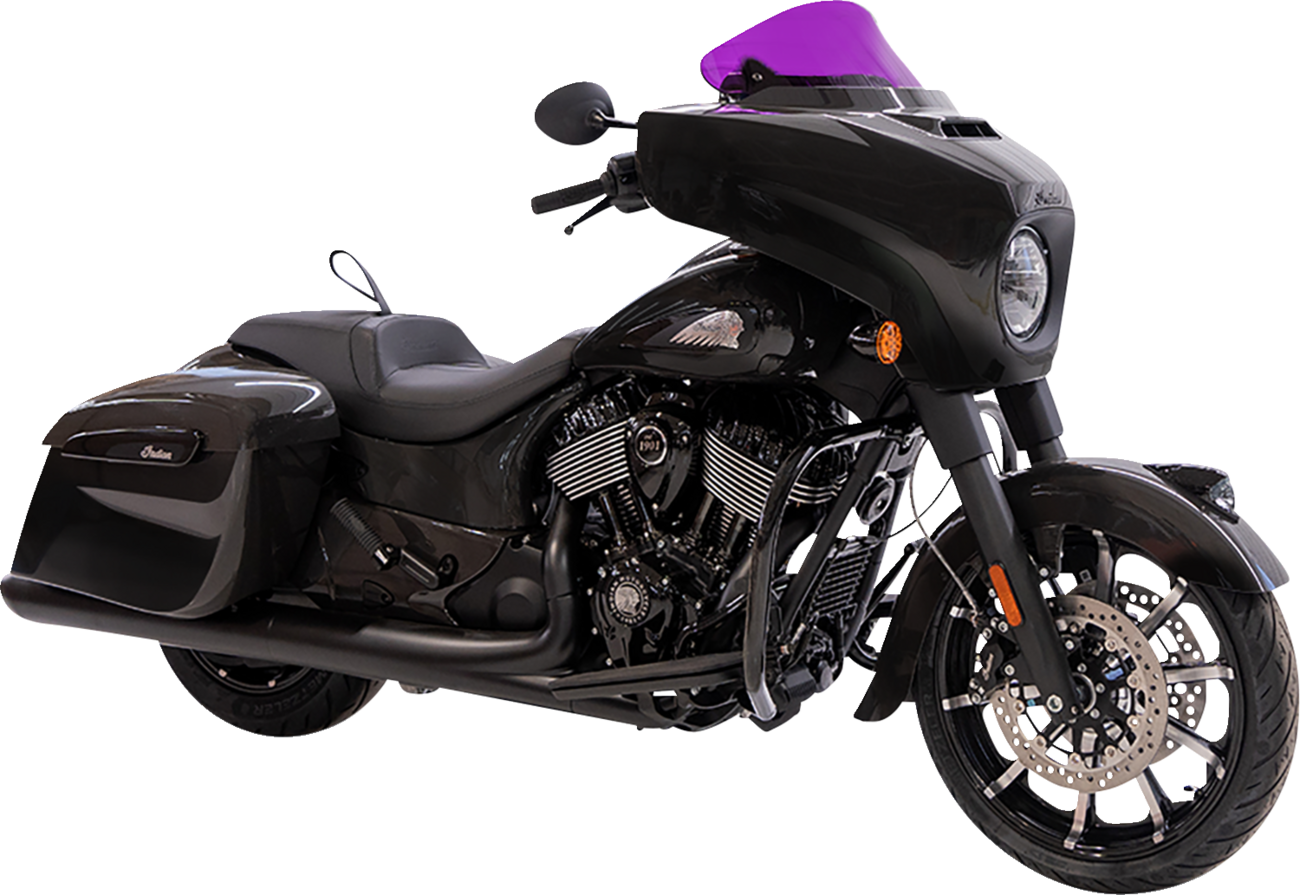 KLOCK WERKS Kolor Flare™ Windshield - 10" - Purple KWW-04-0641