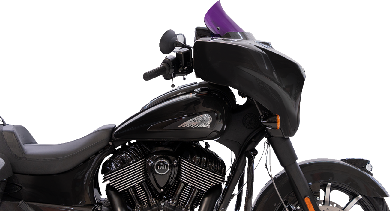 KLOCK WERKS Kolor Flare™ Windshield - 10" - Purple KWW-04-0641