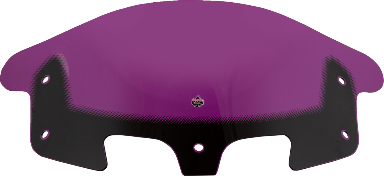KLOCK WERKS Kolor Flare™ Windshield - 10" - Purple KWW-04-0641