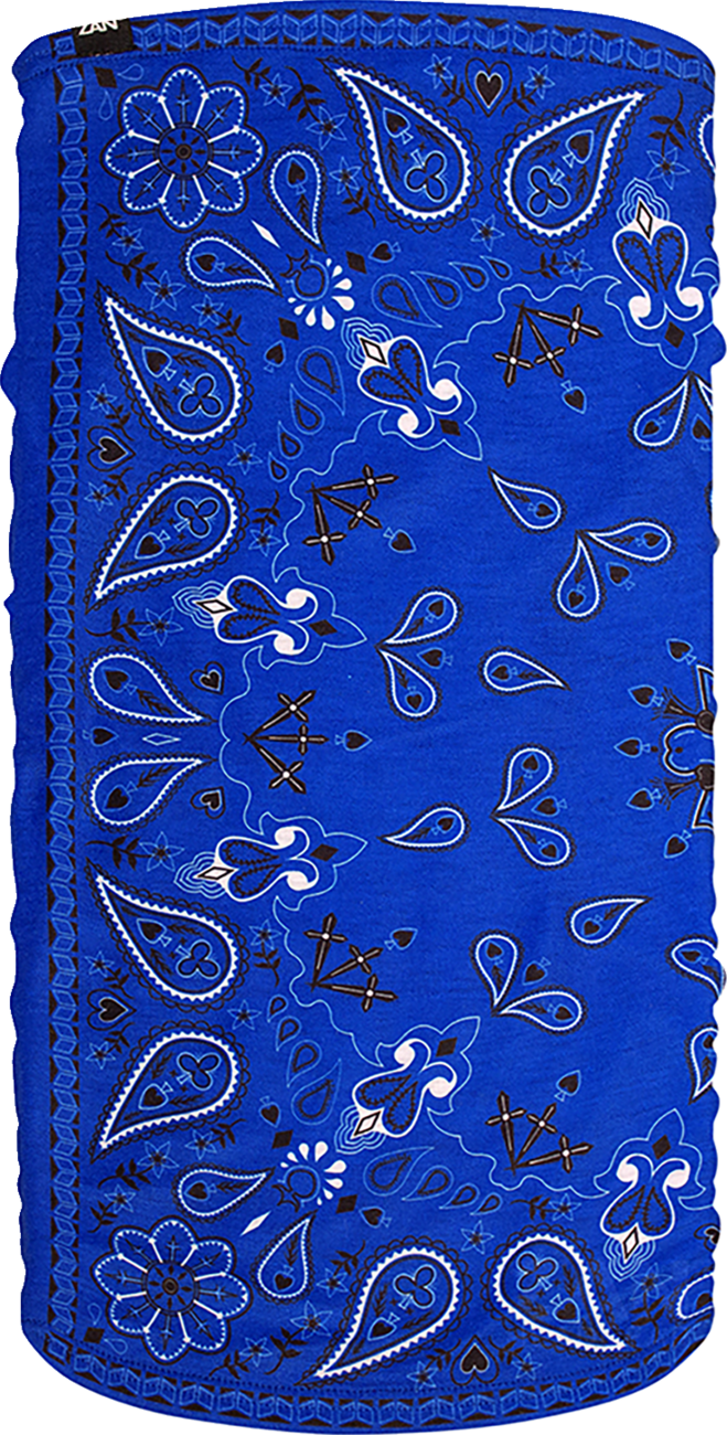 ZAN HEADGEAR Motley Tube® Fleece Lined - Blue Paisley TF111