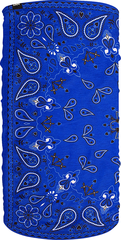 ZAN HEADGEAR Motley Tube® Fleece Lined - Blue Paisley TF111