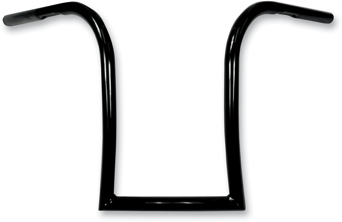 LA CHOPPERS Nice Curves Ape Hanger Handlebar - 1" Diameter - 16" Rise - Black LA-7340-16B