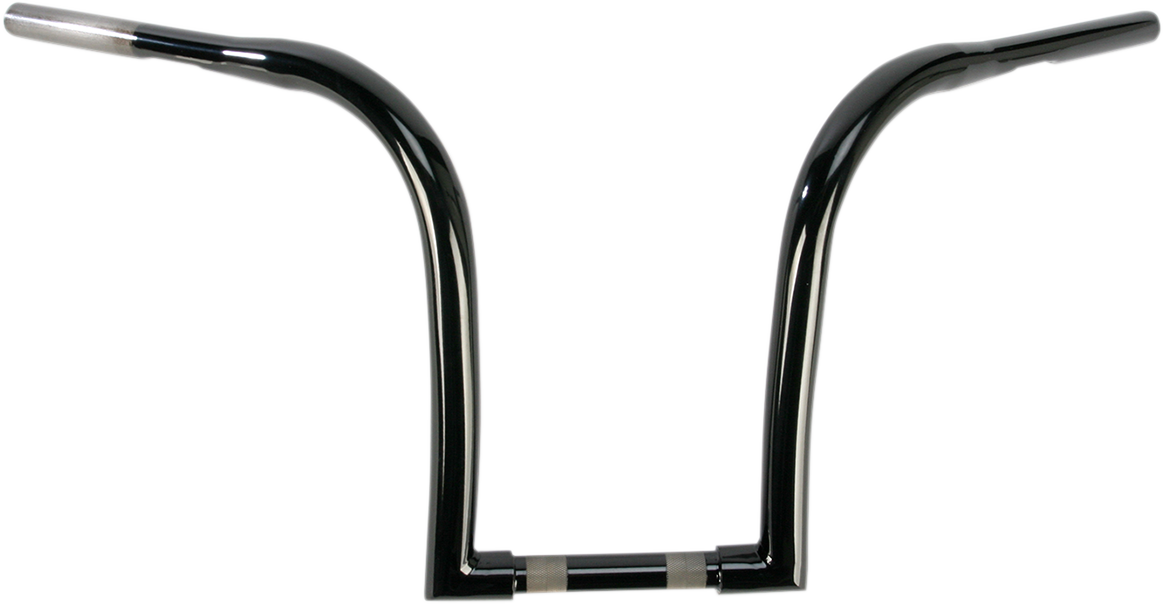 LA CHOPPERS Nice Curves Ape Hanger Handlebar - 1-1/4" Diameter - 12" Rise - Black LA-7341-12B