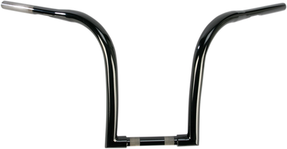 LA CHOPPERS Nice Curves Ape Hanger Handlebar - 1-1/4" Diameter - 12" Rise - Black LA-7341-12B