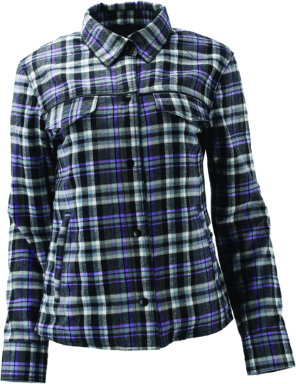 Kuryakyn Leather By River Road Cameo Flannel Moto Shirt Womens - Small