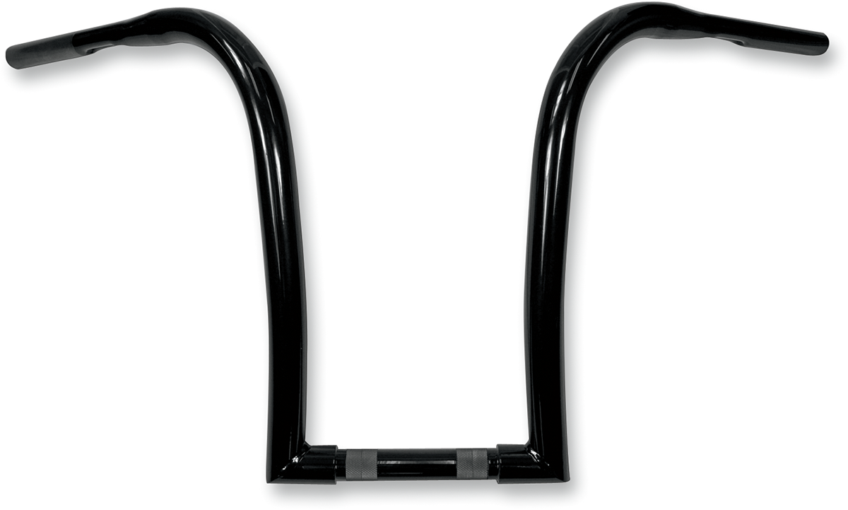LA CHOPPERS Nice Curves Ape Hanger Handlebar - 1-1/4" Diameter - 14" Rise - Black LA-7341-14B