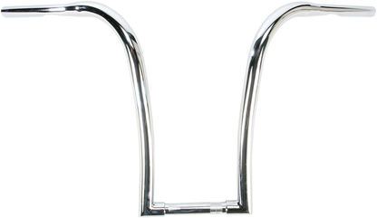 LA CHOPPERS Nice Curves Ape Hanger Handlebar - 1-1/4" Diameter - 16" Rise - Chrome LA-7341-16