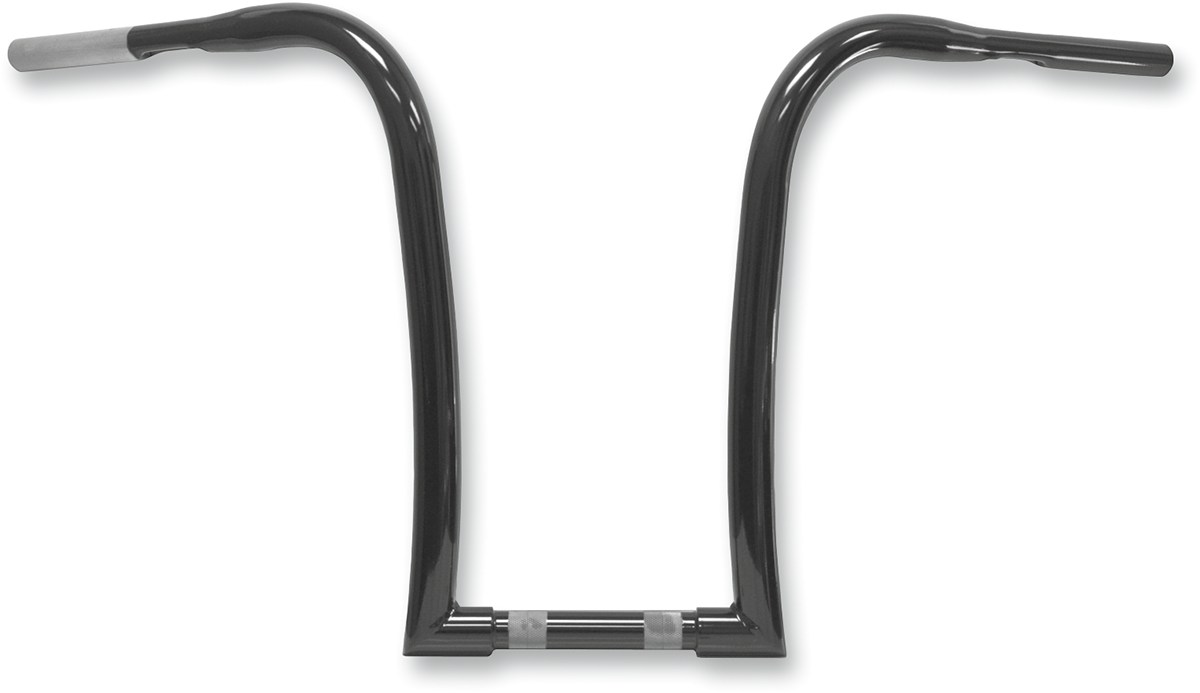 LA CHOPPERS Nice Curves Ape Hanger Handlebar - 1-1/4" Diameter - 16" Rise - Black LA-7341-16B