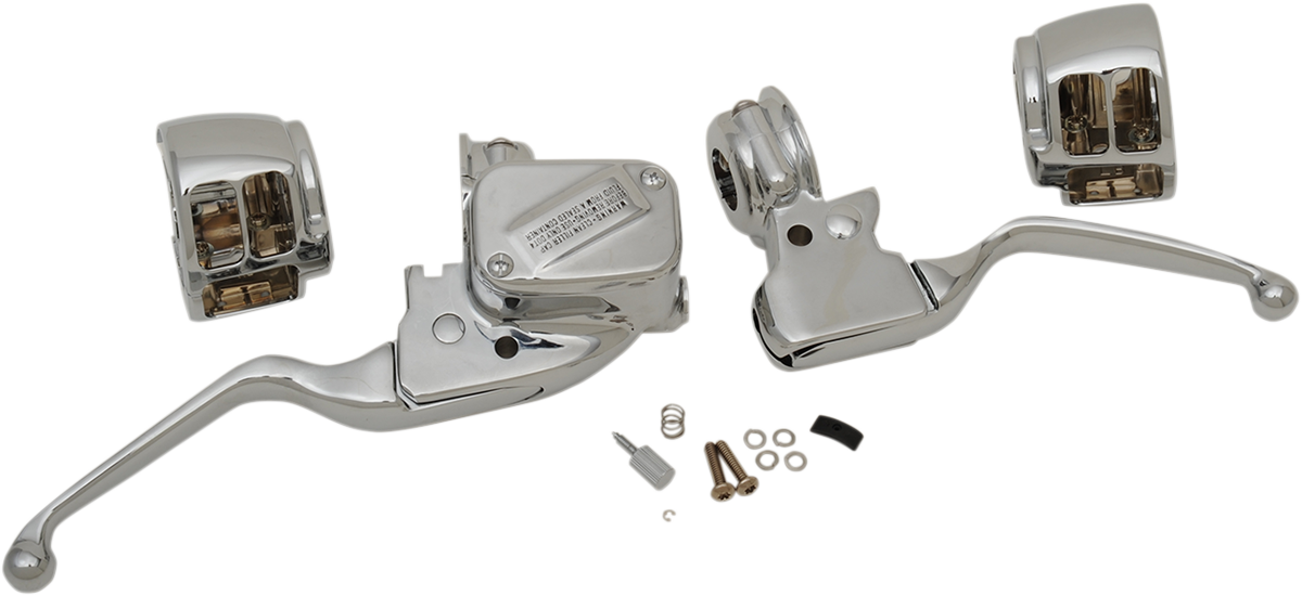 DRAG SPECIALTIES Handlebar Control Kit with Mechanical Clutch - '15+ Softail H07-0795