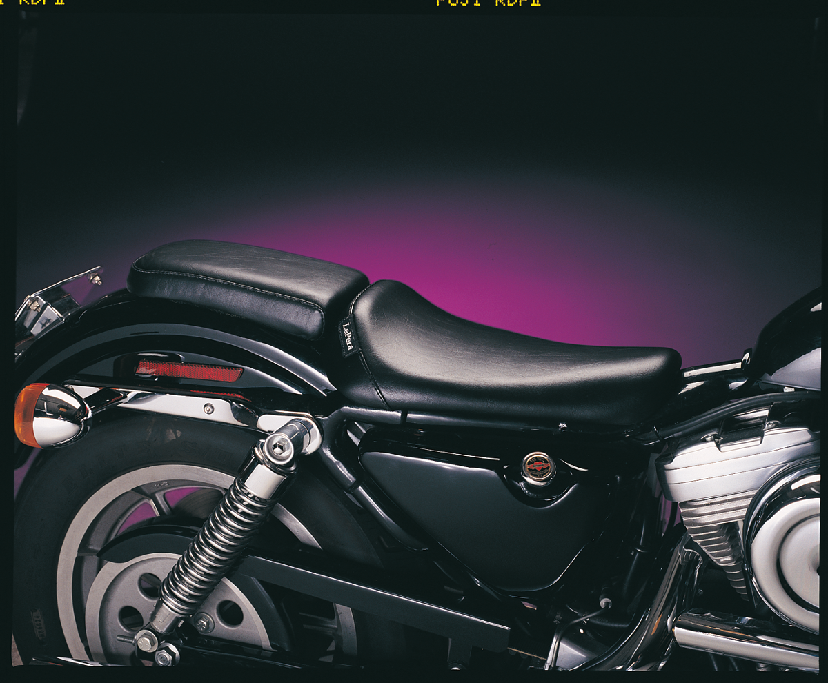 LE PERA Bare Bones Solo Seat - Smooth - Black - XL '82-'03 LG-006