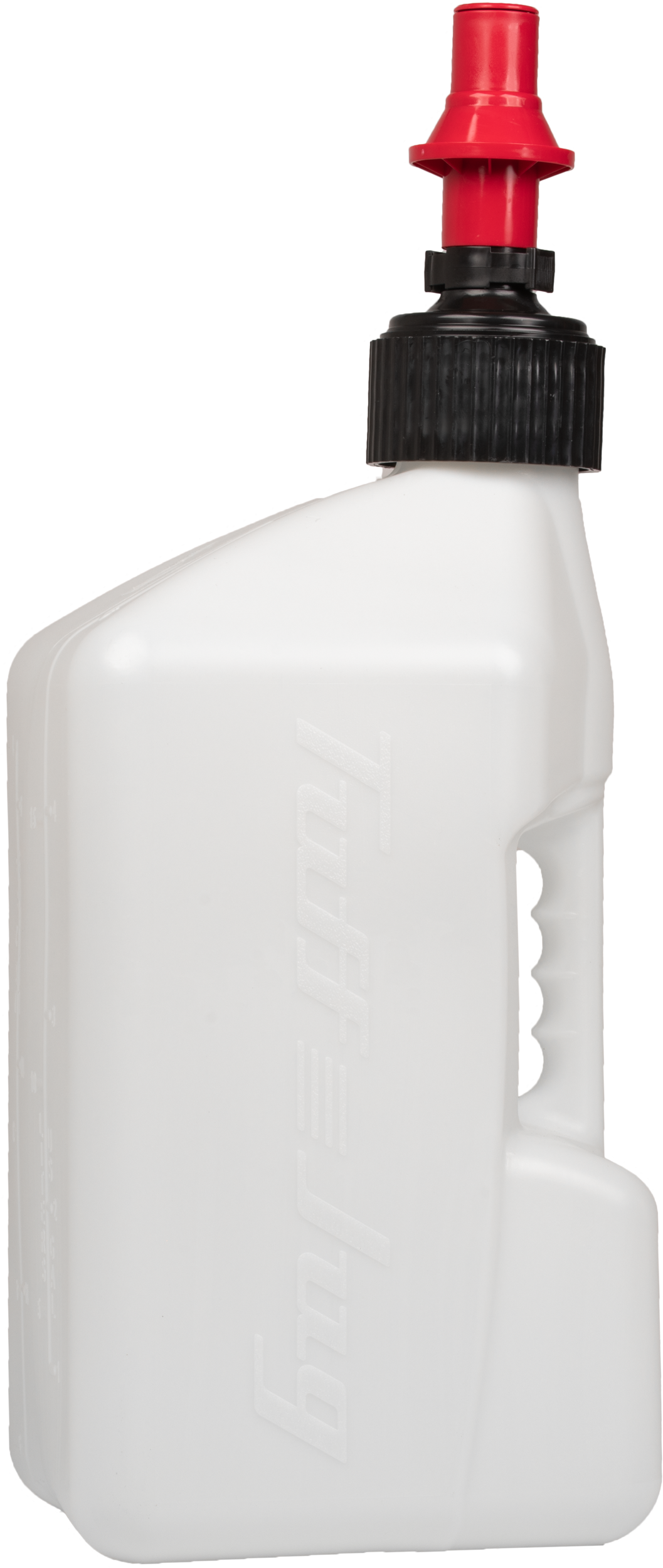 Utility Container White W Red Cap 5 Gal