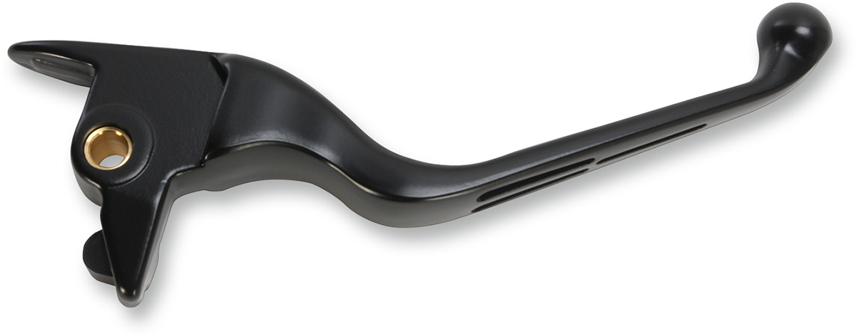 DRAG SPECIALTIES Slotted Wide Blade Replacement Brake Lever - Black H07-0603MB-B