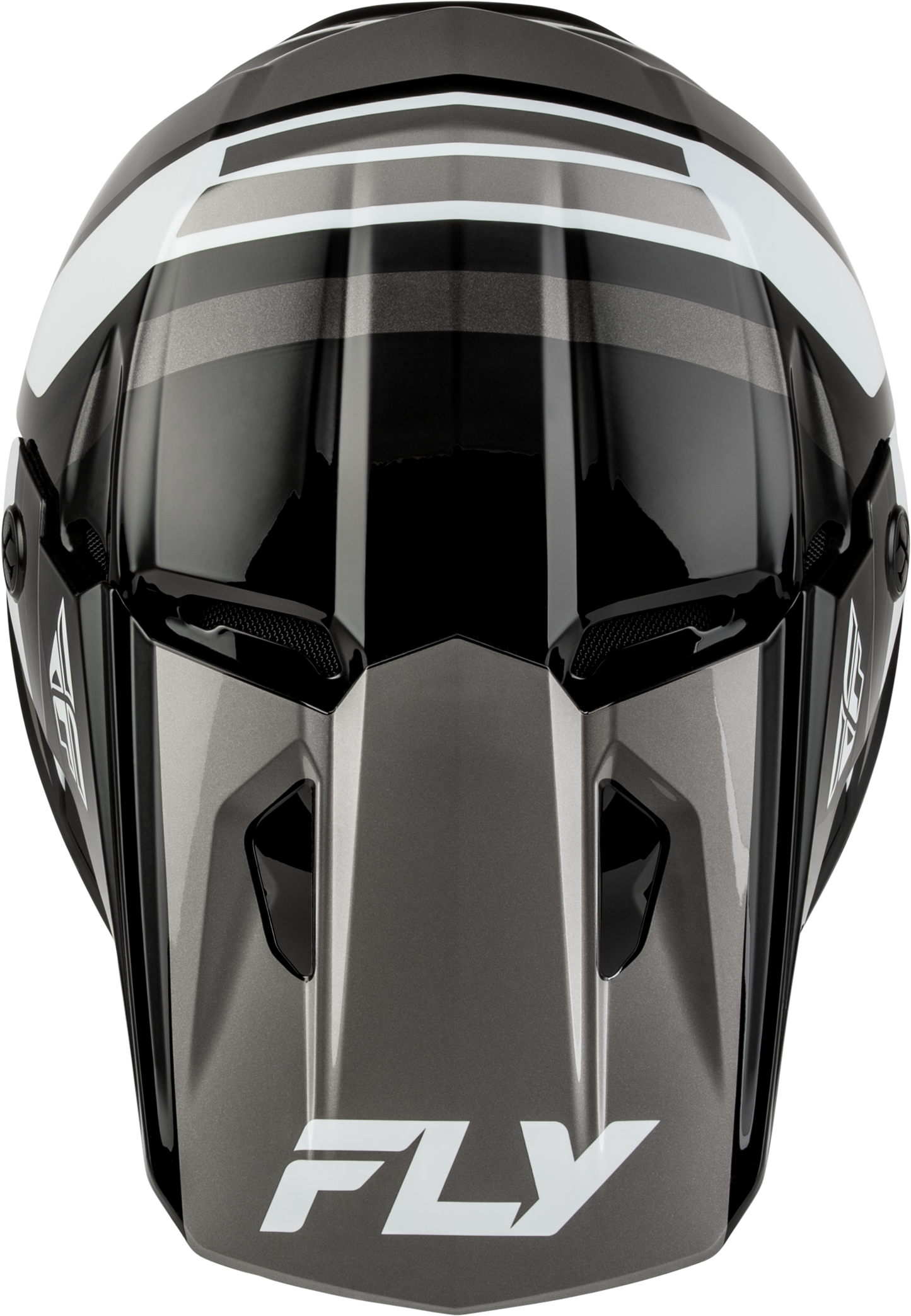 Youth Kinetic Scrap Helmet Black/White/Grey Ys