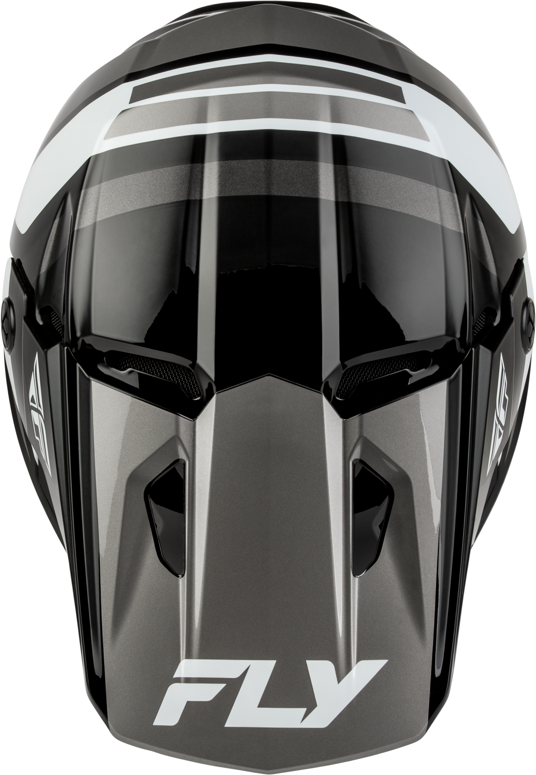 Youth Kinetic Scrap Helmet Black/White/Grey Yl
