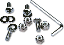 Chrome License Plate Frame Hardware