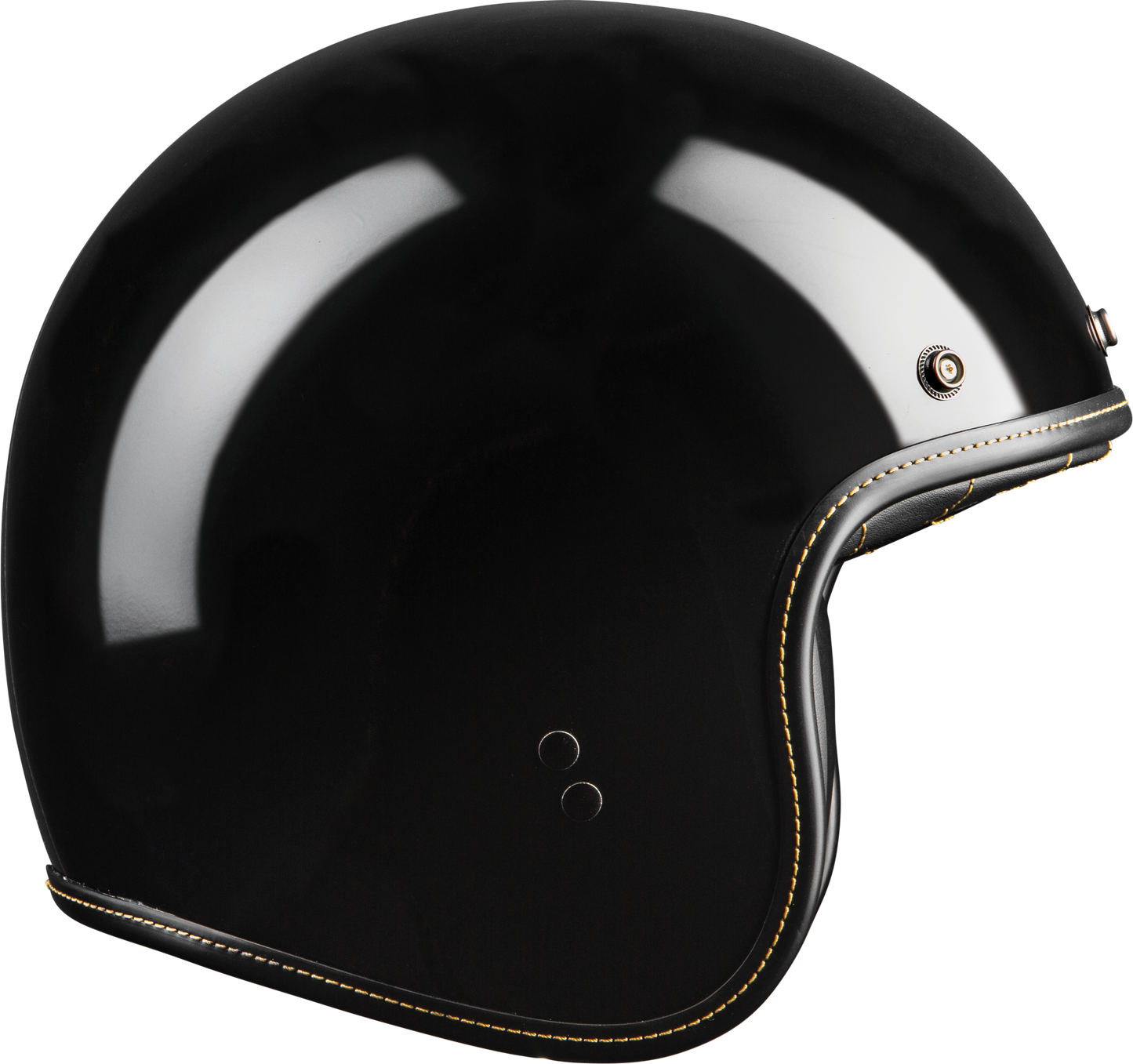 .38 Retro Helmet Gloss Black Xl