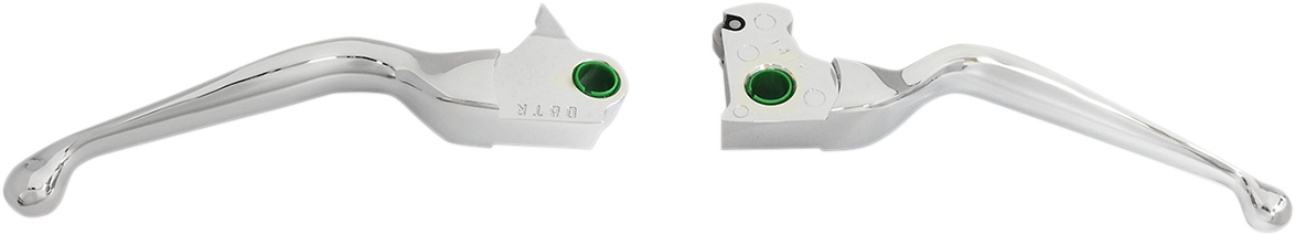DRAG SPECIALTIES Wide Blade Lever Set - Chrome H07-0596