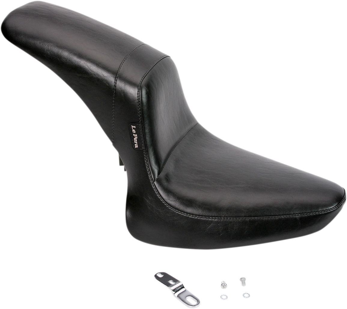 LE PERA Daytona Sport Seat - Smooth - Black - Softail '00-'17 LX-540S