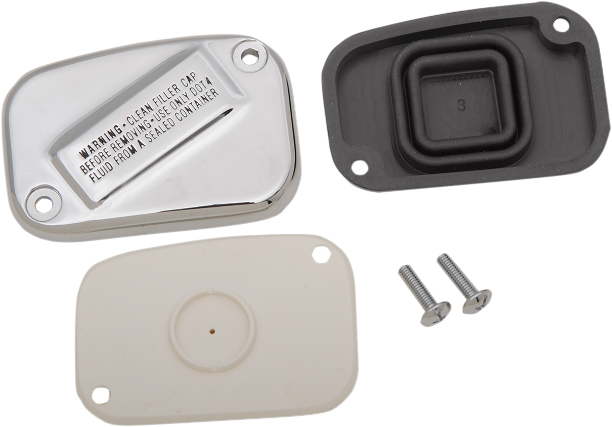 DRAG SPECIALTIES Handlebar Master Cylinder Cover - Front - Chrome 77813