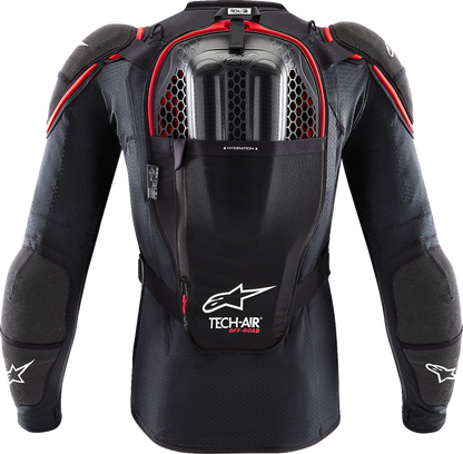 ALPINESTARS TECH-AIR Tech-Air® v2 Off-Road System - Black/Red - Medium 6507123-13F-M