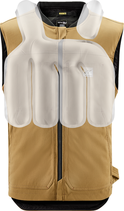 ALPINESTARS TECH-AIR Tech-Air® 3 v2 Canvas Vest - Tan - 3XL 6505125-86-3XL