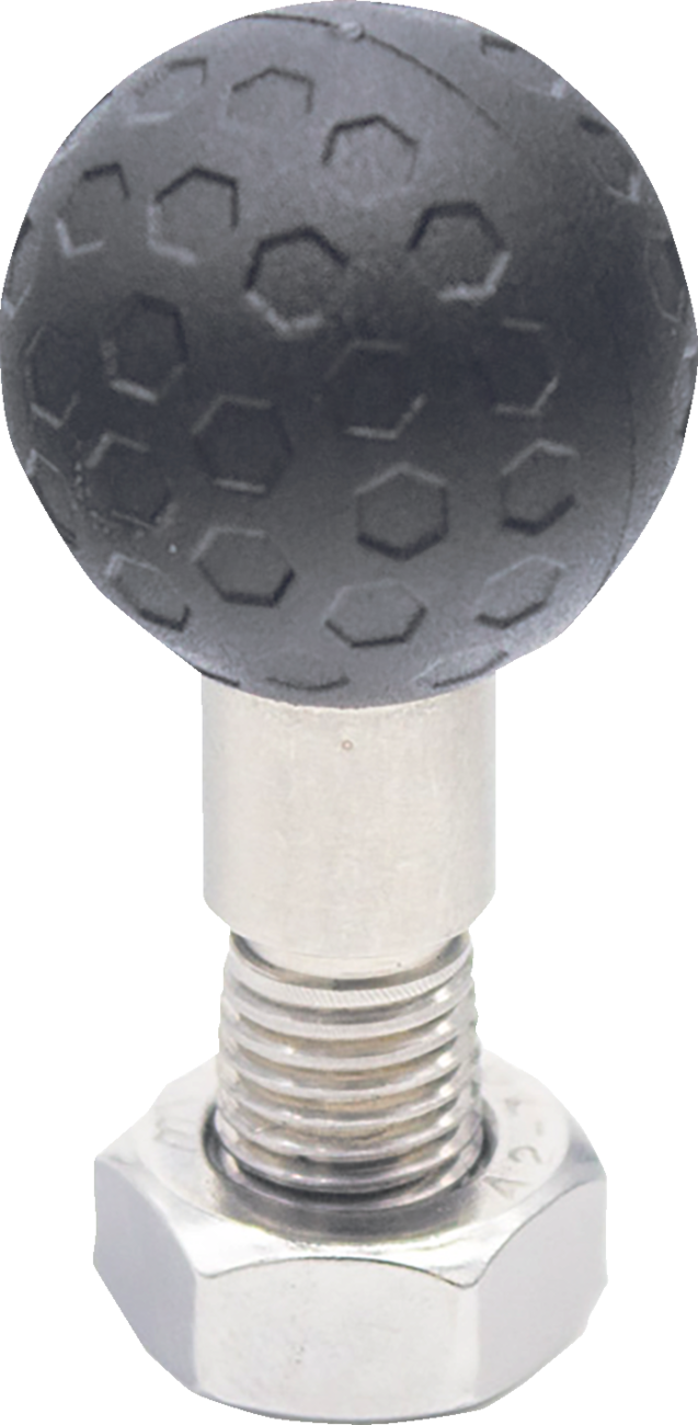 RIDEPOWER Phone Mounting Ball Adapter - Stainless Steel RPPERCHBALLM10