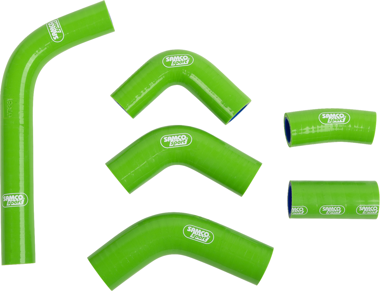 SAMCO SPORT Race Fit Radiator Hose Kit - Green - Kawasaki KAW-103-GN