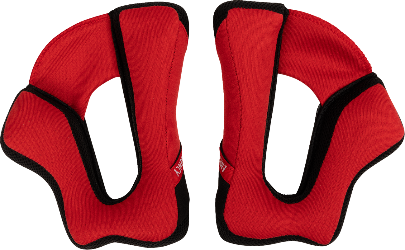 THOR Reflex Sport Cheek Pads - Red/Black - Small 0134-4000
