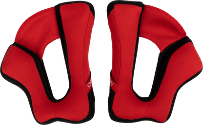 THOR Reflex Sport Cheek Pads - Red/Black - Medium 0134-4001