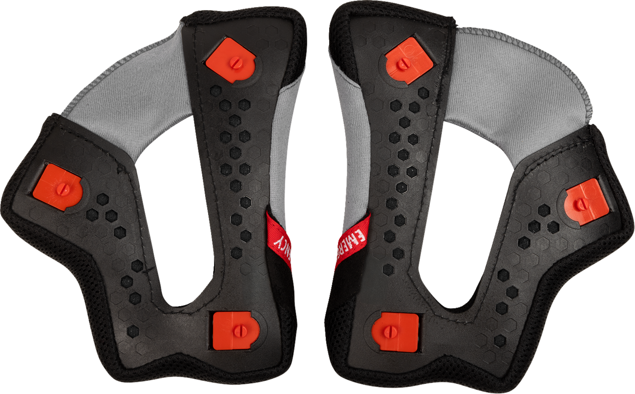 THOR Reflex Sport Cheek Pads - Gray/Black - 2XL 0134-3998