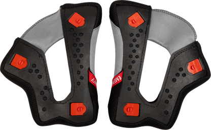 THOR Reflex Sport Cheek Pads - Gray/Black - 2XL 0134-3998