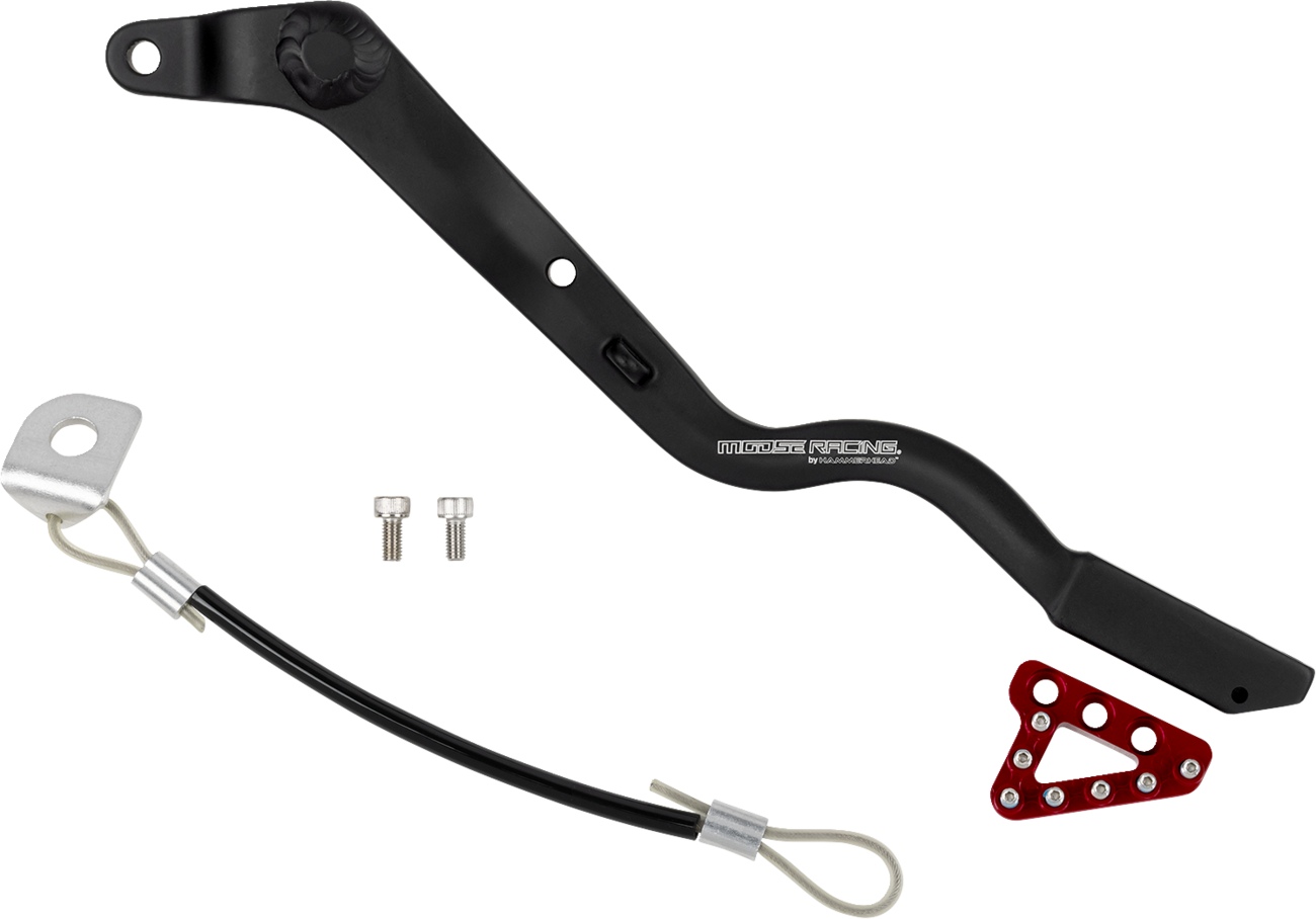 MOOSE OFFROAD Brake Pedal - Red 82-0114-21-10