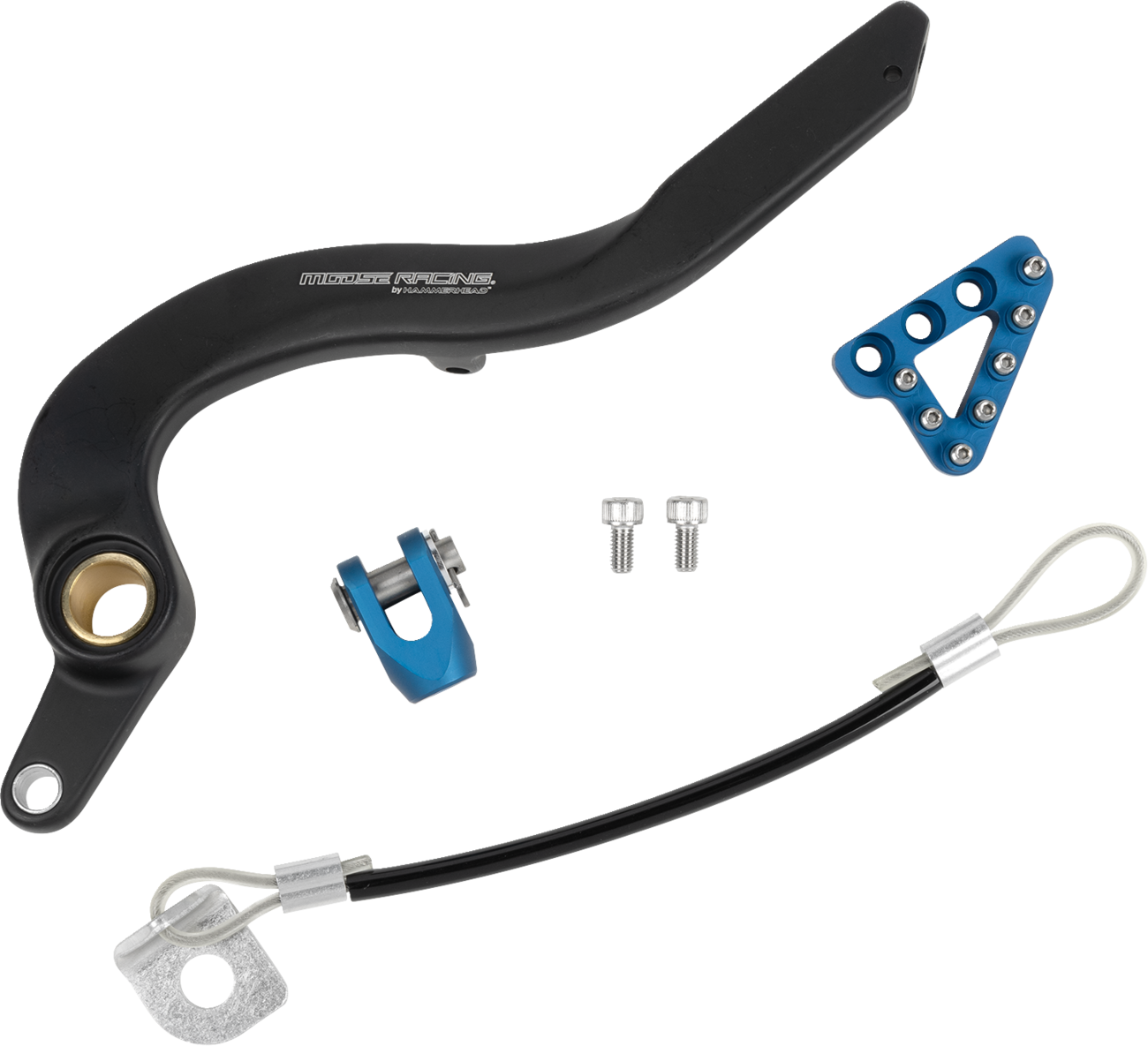 MOOSE OFFROAD Brake Pedal - Blue 82-0226-21-22