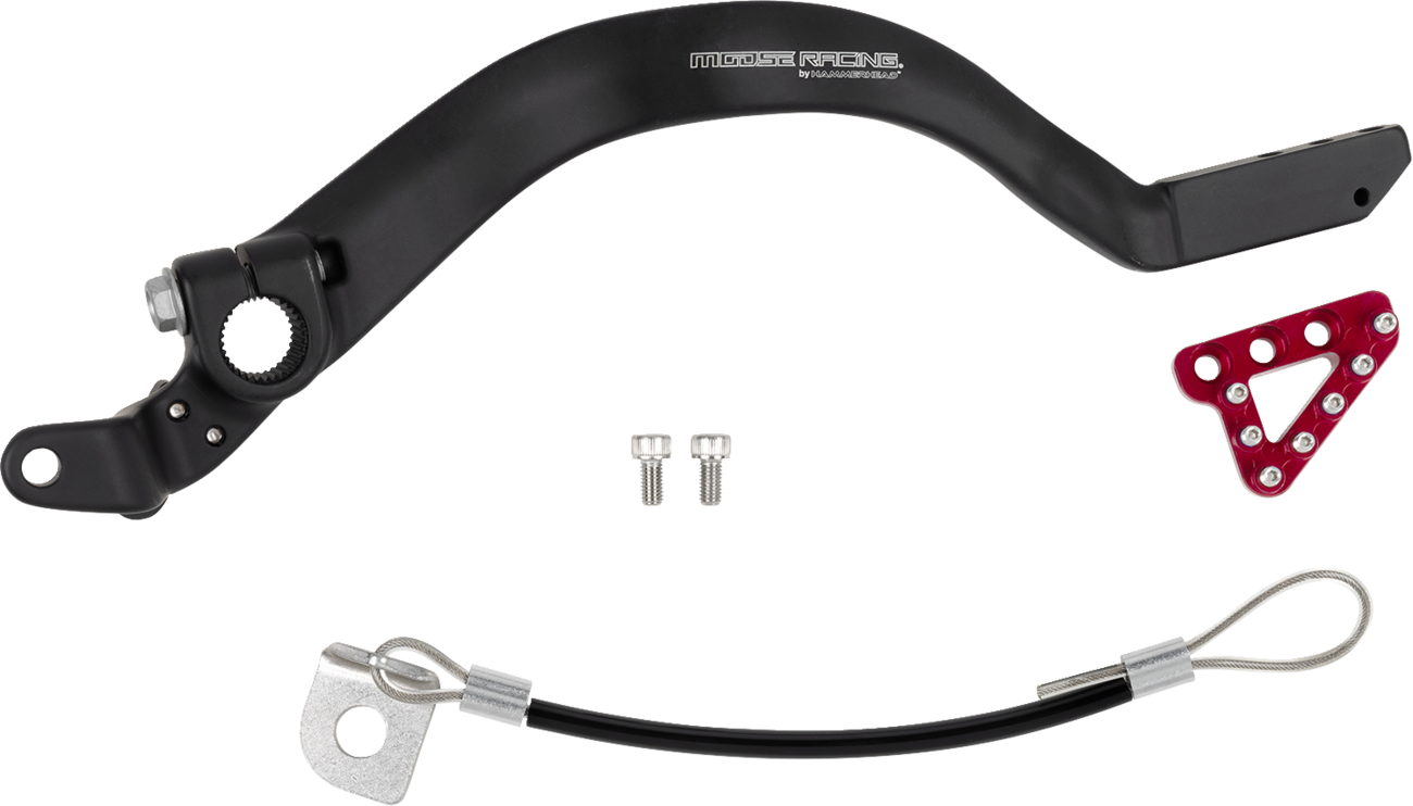 MOOSE OFFROAD Brake Pedal - Red 82-0113-21-11