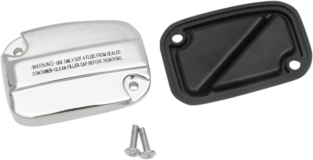 DRAG SPECIALTIES Clutch Master Cylinder Cover Kit - Chrome 77668