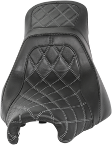 DANNY GRAY Airhawk Weekday 2Up XL Seat - no Backrest Receptacle - Double Diamond Stitch - Air - FXBR/S '18-'23 24-811DIAAIR