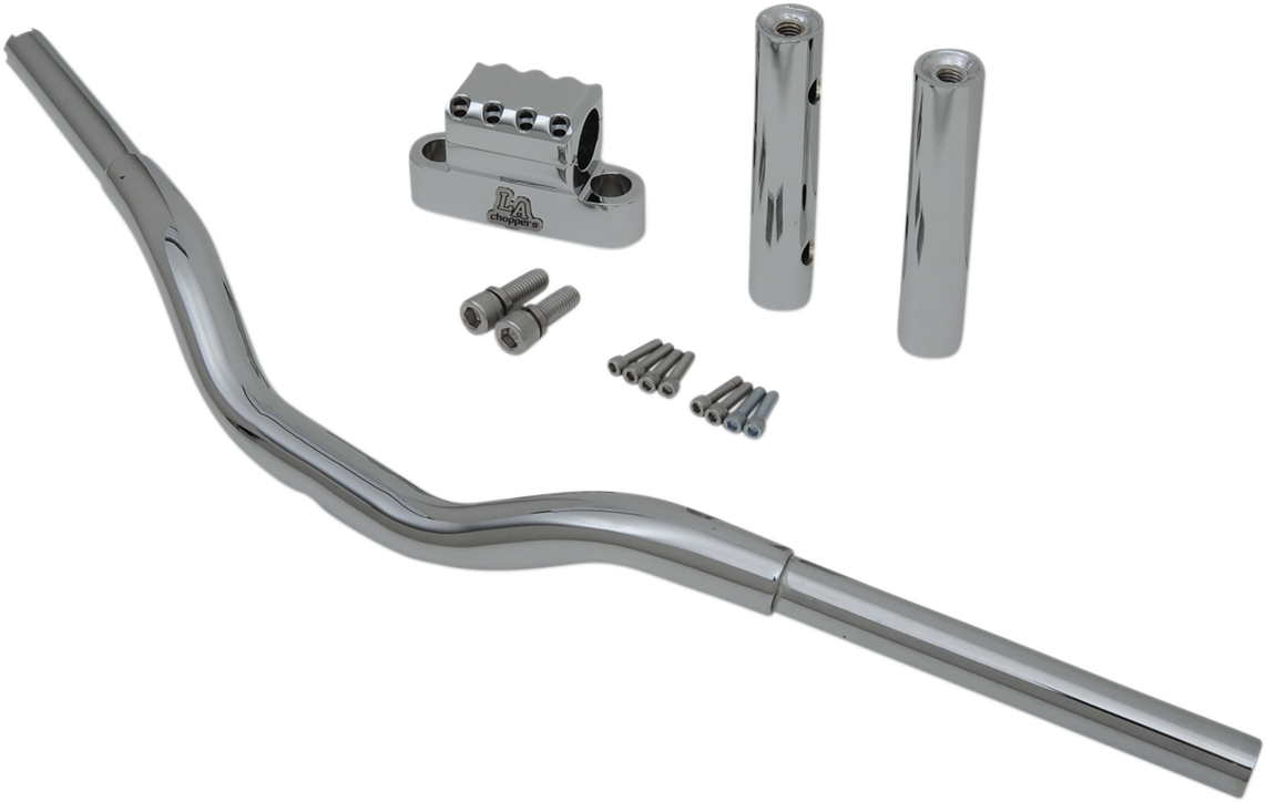LA CHOPPERS Kage Fighter-T Handlebar - 10" - Chrome LA-7335-06