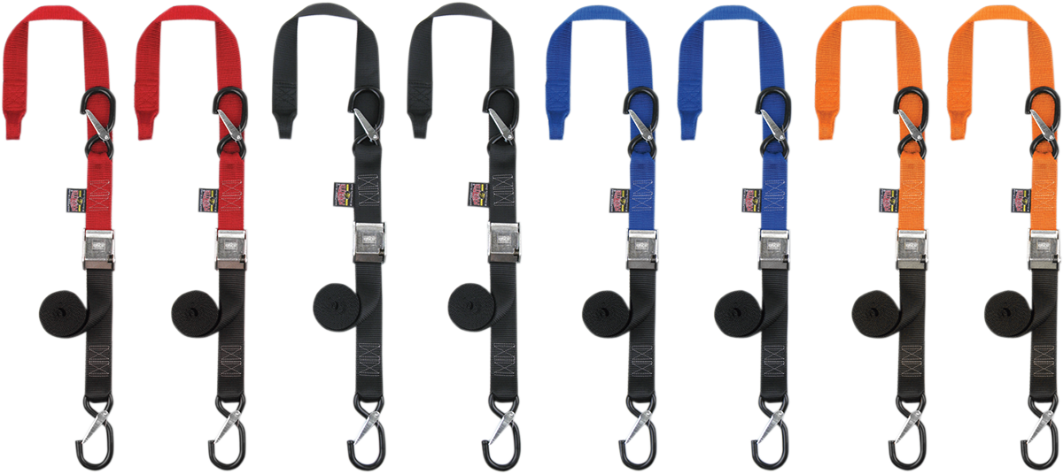 POWERTYE MFG. Cam Tie-Downs - 1-1/2" x 6-1/2' - Black/Blue 29623-S
