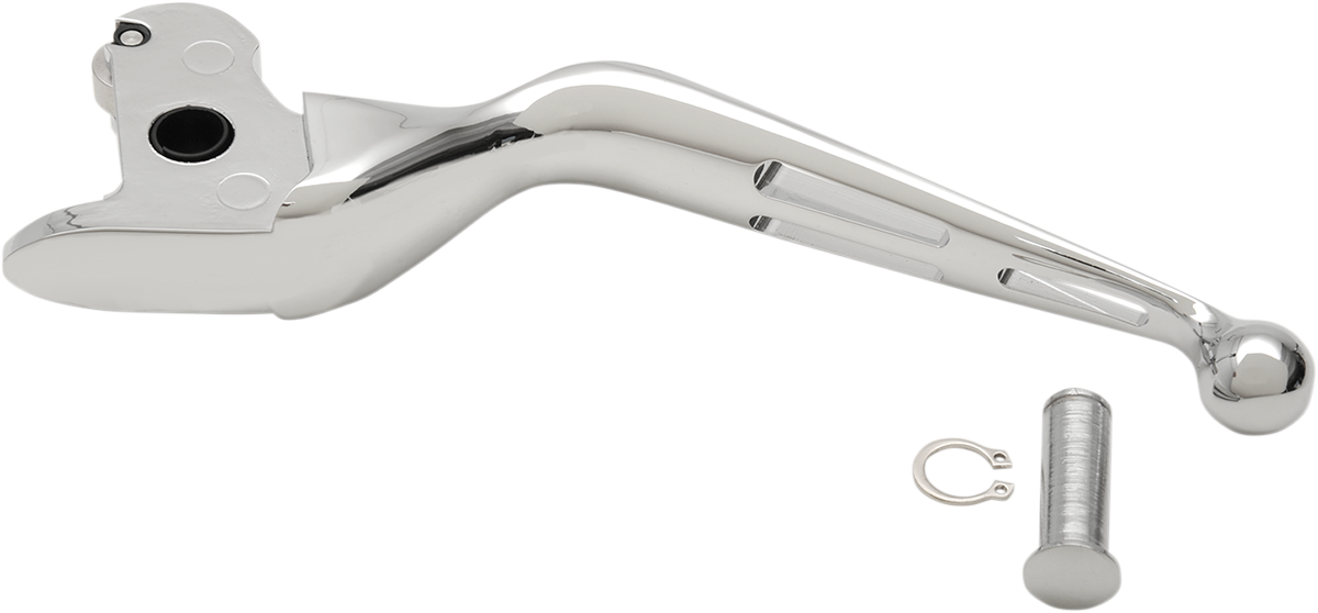 DRAG SPECIALTIES Slotted Wide Blade Replacement Clutch Lever - Chrome H07-0601-C